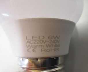 5pcs LED Bulb Set (Warm White/Cold White): photo 2 of 2 from the OPSS notice of 15 Jan 2021