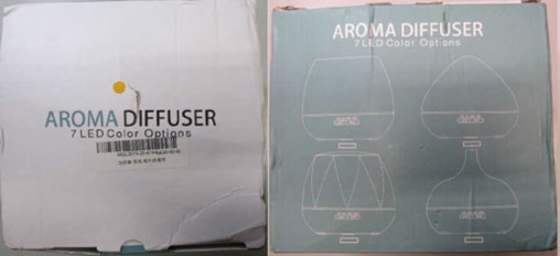Aroma Diffuser: photo 2 of 2 from the OPSS notice of 15 Jan 2021
