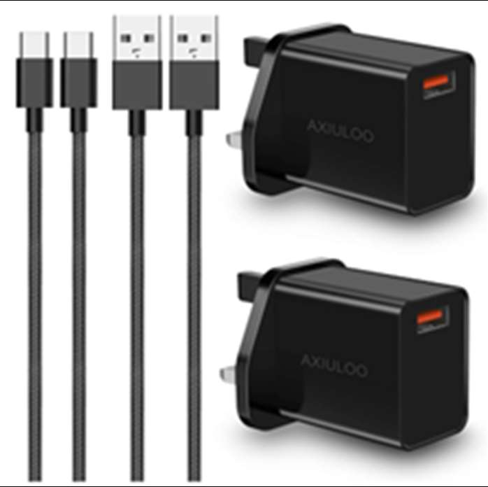 AXIULOO Quick Charge 3.0 Mobile Phone Charger: photo from the OPSS notice of 16 Feb 2023