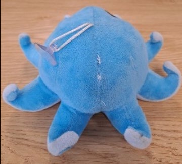 Blue Plush Octopus Toy with Small Suction Cup: photo 2 of 2 from the OPSS notice of 18 Dec 2024