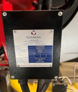 Cochran Ltd Ultranox Boiler Burner: photo 2 of 2 from the OPSS notice of 4 Aug 2025