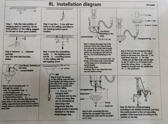 Crystal Chandelier Ceiling-Mounted Luminaire: photo 2 of 2 from the OPSS notice of 18 May 2023