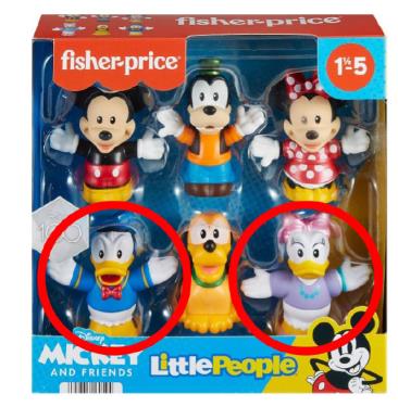 Donald and Daisy Duck Figurines supplied in Little People Mickey & Friends Figure Pack: photo 3 of 3 from the OPSS notice of 6 Aug 2024