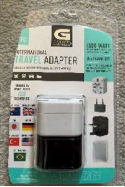 Global Travel Adaptors: photo 3 of 3 from the OPSS notice of 7 Sep 2023