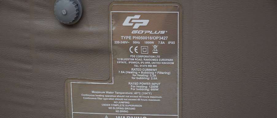 Go Plus Inflatable Bubble Massage Spa Portable Round Hot Tub: photo 2 of 3 from the OPSS notice of 20 Aug 2021
