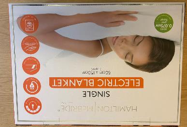 Hamilton McBride Single, Double and King Size Electric Blankets: photo 3 of 4 from the OPSS notice of 31 Oct 2024