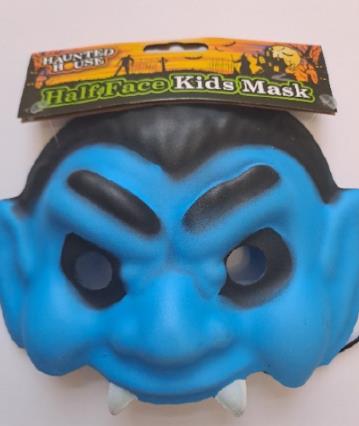 Haunted House Dracula, Pumpkin and Frankenstein children’s Halloween face masks: photo 2 of 3 from the OPSS notice of 26 Oct 2023