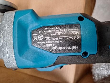 Heimerdinger Angle Grinder LB183 sold on Amazon: photo 2 of 2 from the OPSS notice of 18 Aug 2026
