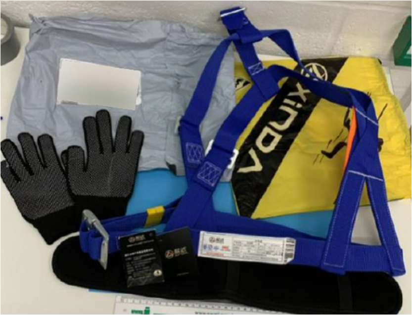 JiaFangmyUK Adjustable Half Body Harness: photo from the OPSS notice of 9 Feb 2024