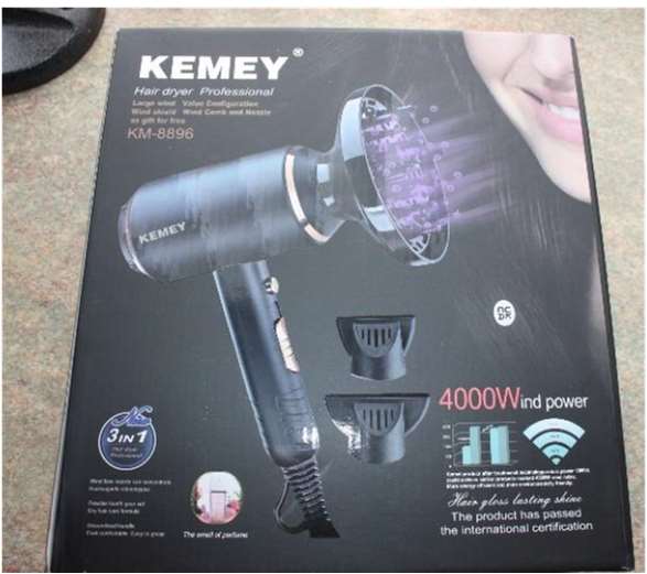 Kemey Hair Dryer sold on eBay: photo 2 of 2 from the OPSS notice of 4 May 2023