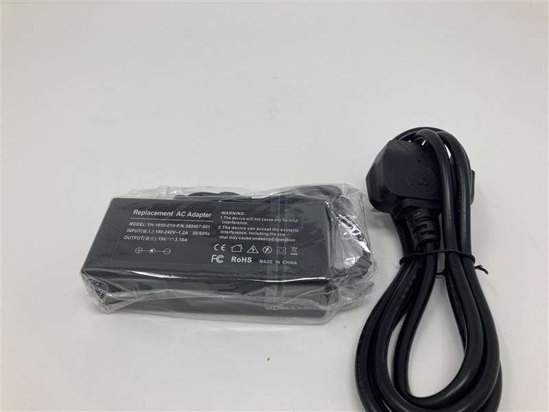 Laptop Replacement Charger For Samsung sold on Wish: photo from the OPSS notice of 6 Apr 2023