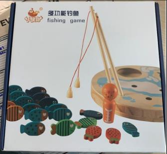 Magnetic Wooden Fishing Game with Lettered Fish: photo 1 of 3 from the OPSS notice of 28 Nov 2022