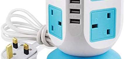 MAOZUA Extension Lead USB Tower Power Strip: photo 2 of 2 from the OPSS notice of 12 Nov 2021