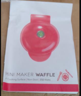 Mini Waffle Maker sold on Amazon: photo 2 of 2 from the OPSS notice of 14 Aug 2023