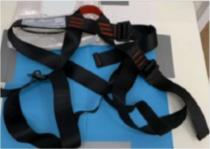 Mountaineering, Climbing, Abseiling Harness: photo from the OPSS notice of 9 Feb 2024