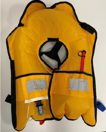 Navy Automatic Inflatable Life Jacket 150N: photo 2 of 2 from the OPSS notice of 7 May 2024