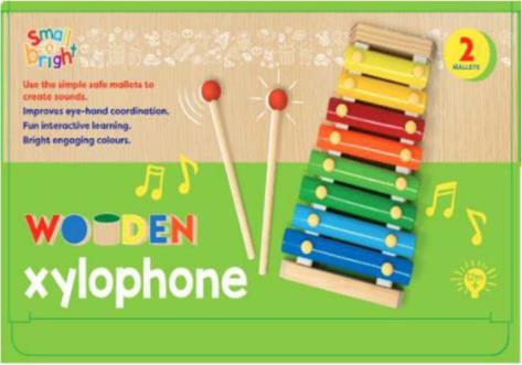 Poundland 'Small and bright' Wooden Xylophone Toy: photo 1 of 2 from the OPSS notice of 7 Feb 2023