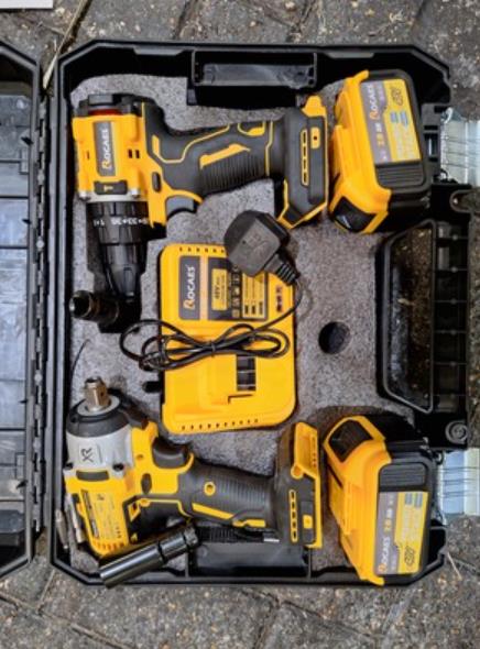 Rocaes Cordless Brushless 2pcs Drill and Wrench Kit with Charger: photo from the OPSS notice of 6 Mar 2025