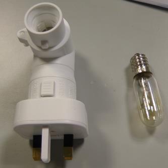 Scentsy Rose Gold Ceramic Mini Warmer Base with Wall Plug: photo 2 of 3 from the OPSS notice of 23 May 2023