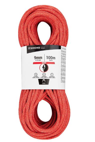 Simond EDGE ROPE 9mm x 80m and EDGE ROPE 9mm x 100m: photo 2 of 2 from the OPSS notice of 2 Nov 2023