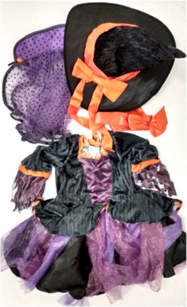 Spooktacular Creations Orange & Purple Halloween witch costume: photo 2 of 2 from the OPSS notice of 20 Oct 2023